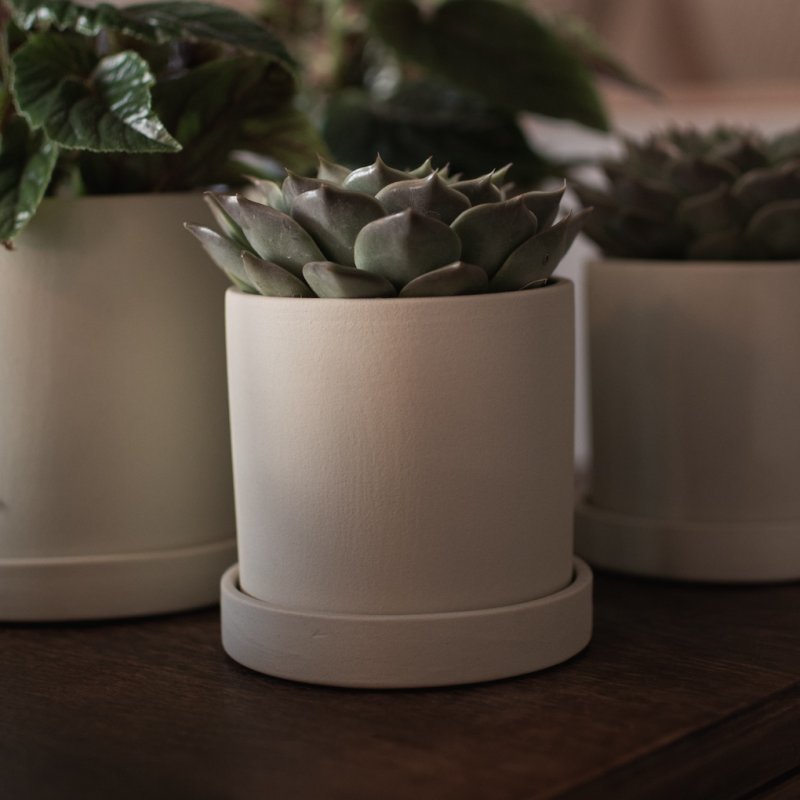 Grow Pot Small - Sandy creme
