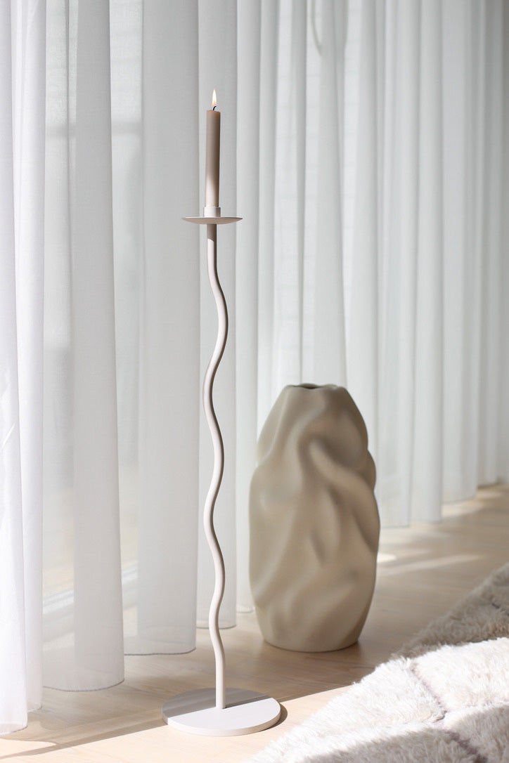 Curved Candleholder Floor Sand